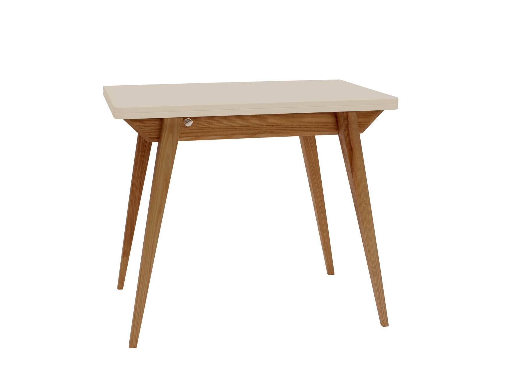 Hvidt Udtræksspisestuebord 90x65 cm – Hurtig Levering!