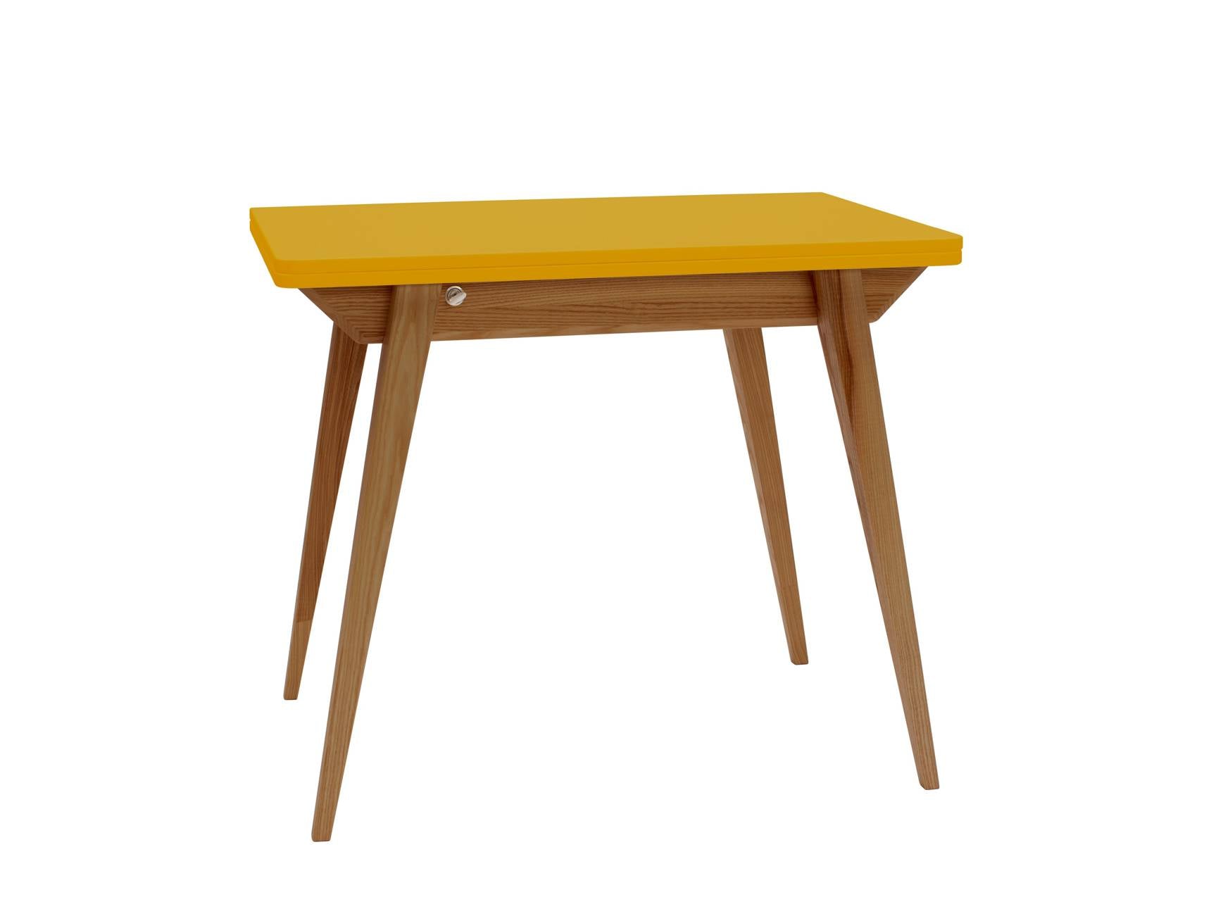 Udtrækkeligt Spisebord 90x65cm - Broom Yellow Tilbud!