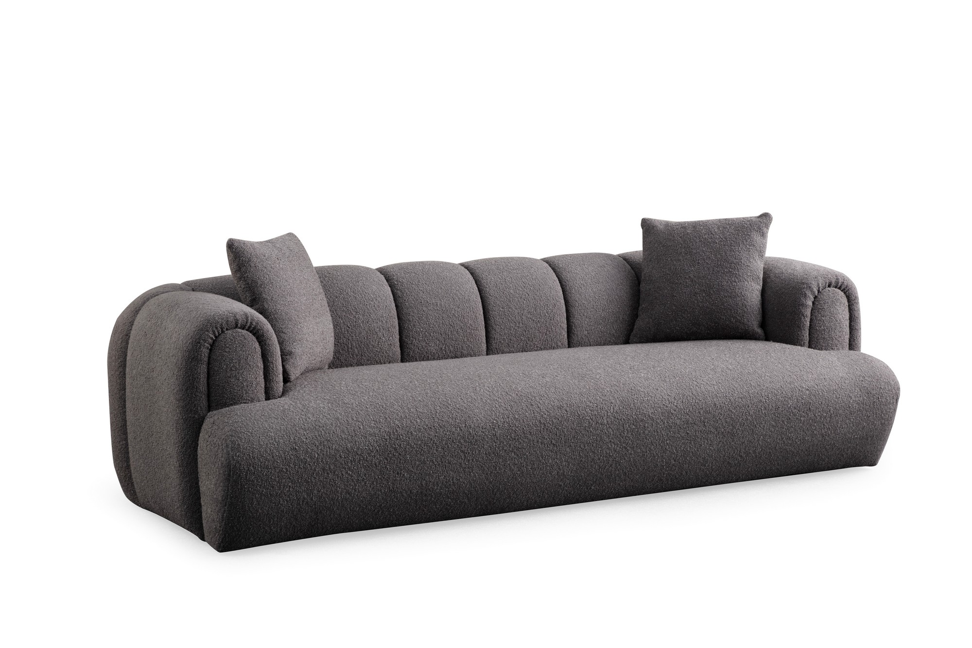 Nordvärk Puffy 3-Personers Sofa - Antracitgrå Elegance