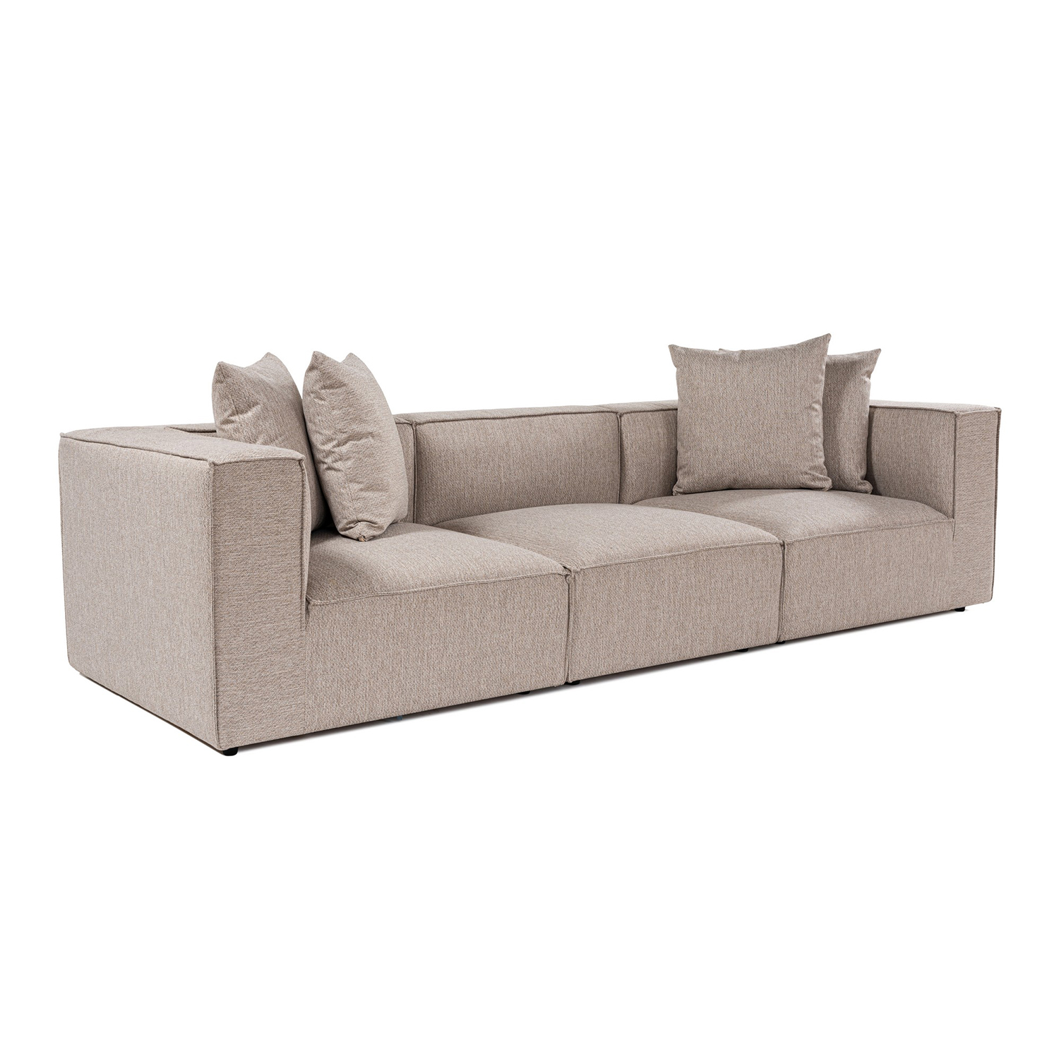 Beige Sora Pers Sand Stof NordvÄrk Sofa - 8684282430797