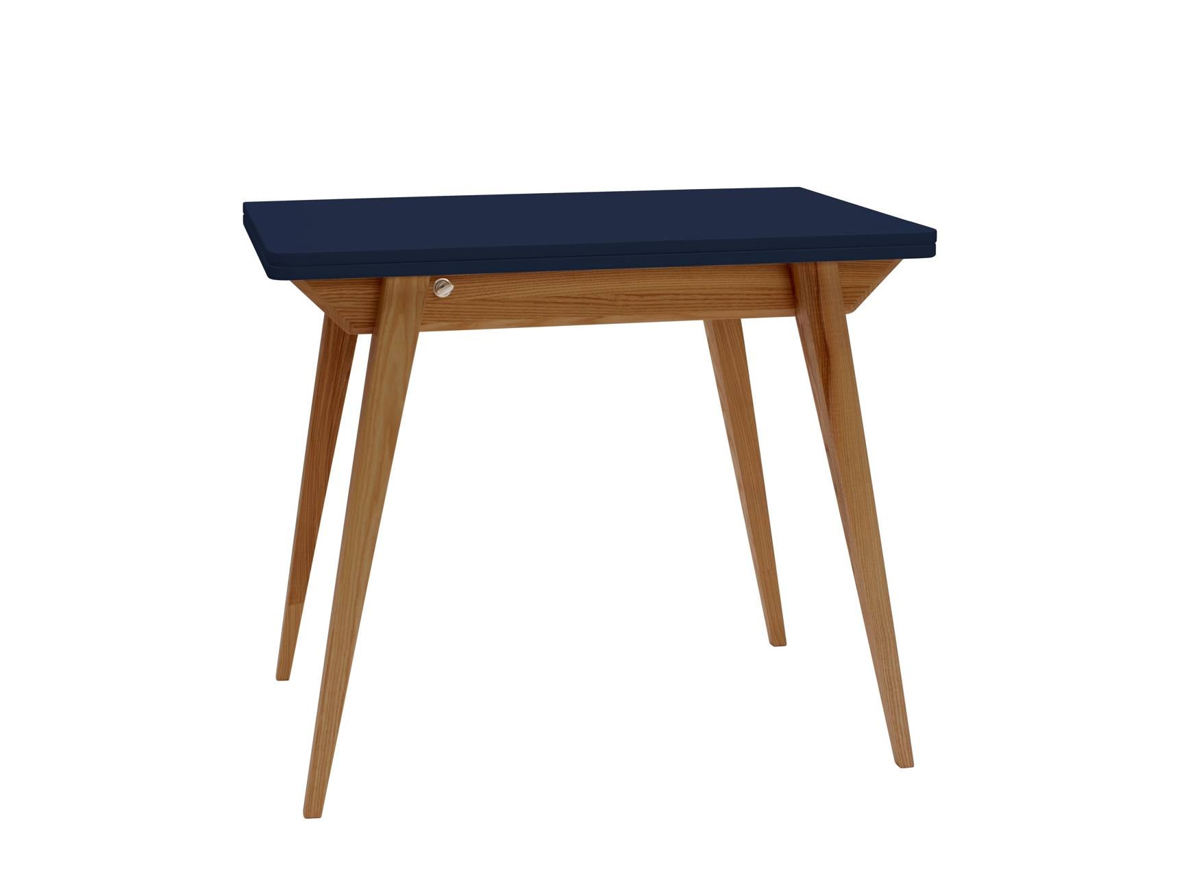 Udtrækkeligt Spisebord 90x65cm - Marineblå Tilbud!