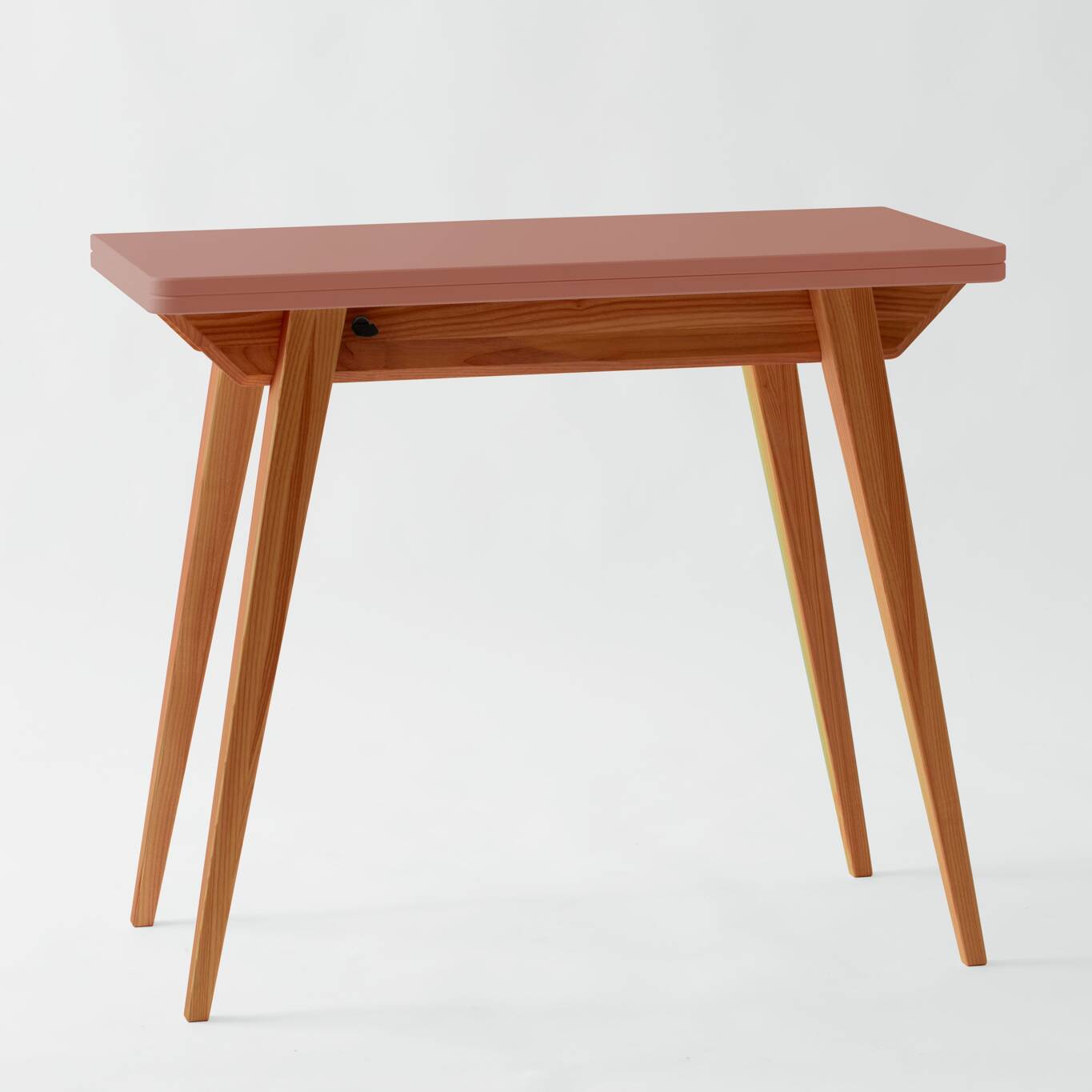 Antik Pink Udtrækbart Spisebord 45x90 cm - Hurtig Levering!