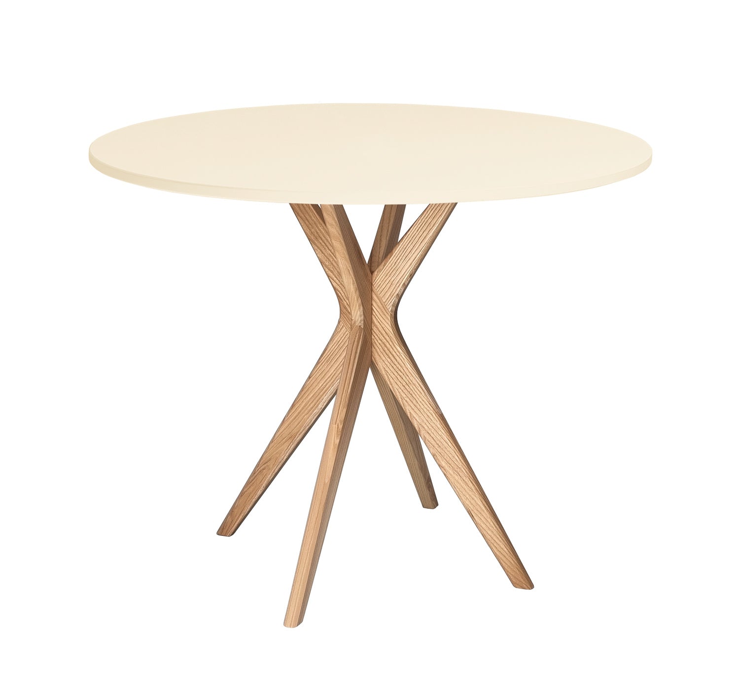 Rundt Spisebord 90 cm i Chalk White - Jubi Design