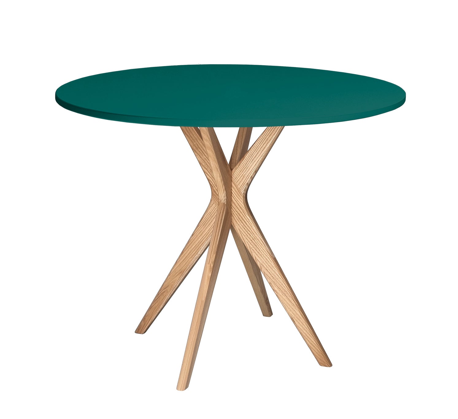 Grøn Jubi Rundt Spisebord 80 cm - Havgrøn Elegance