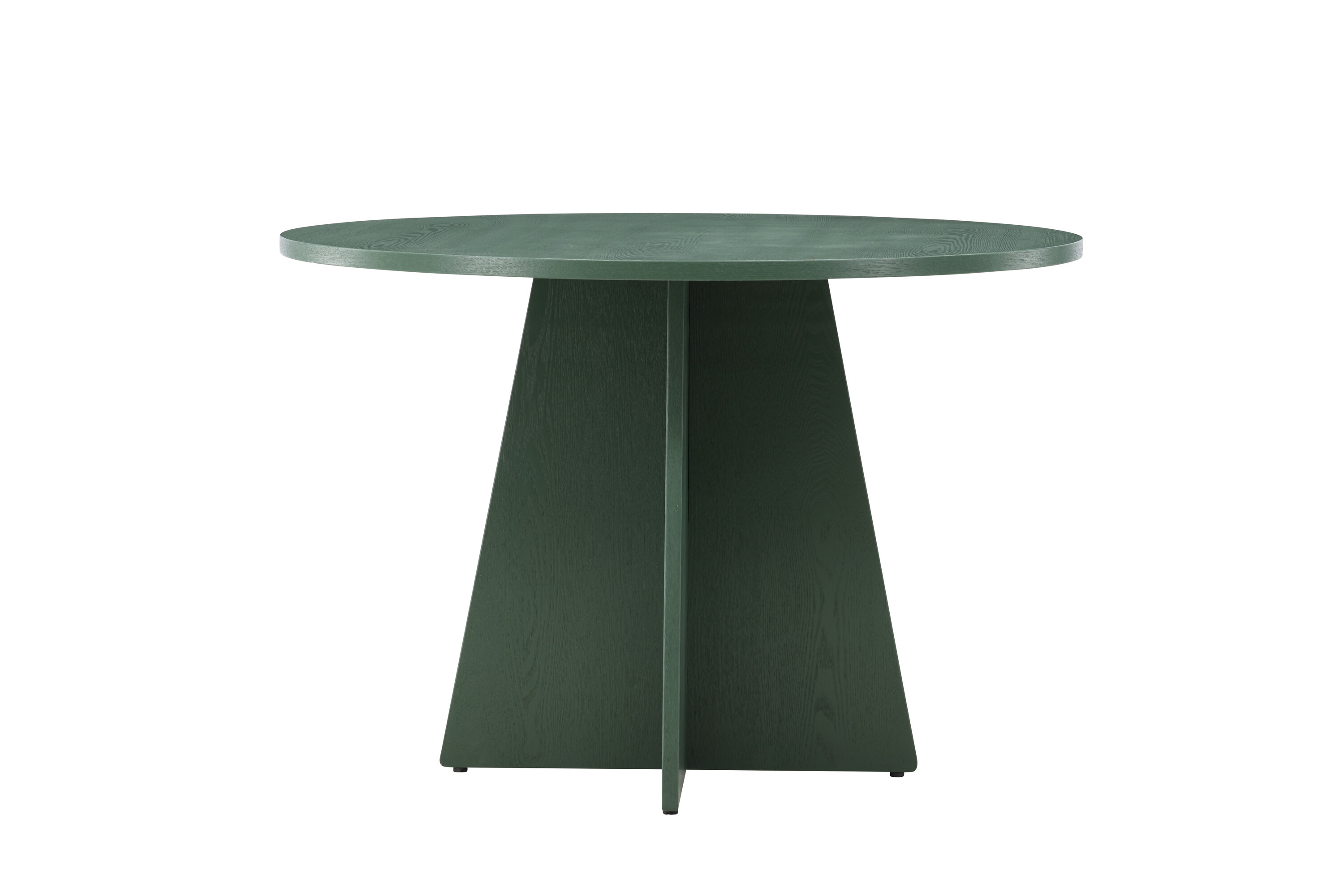 Elegant Rundt Bootcut Spisebord i Olivengrøn MDF