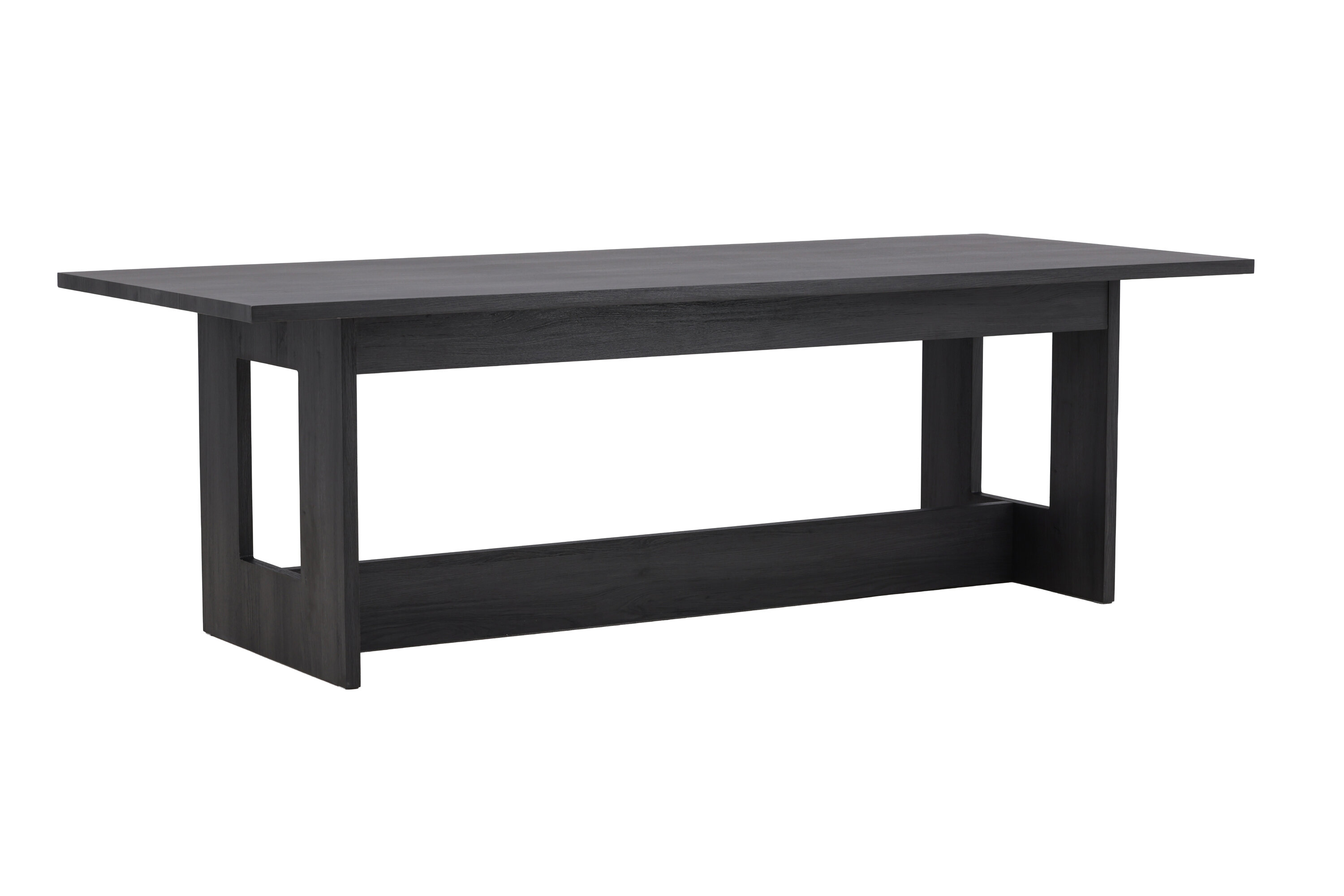 Sort Milly Rektangulær Mdf 100x235 Venture Design Spisebord - 7340220846341