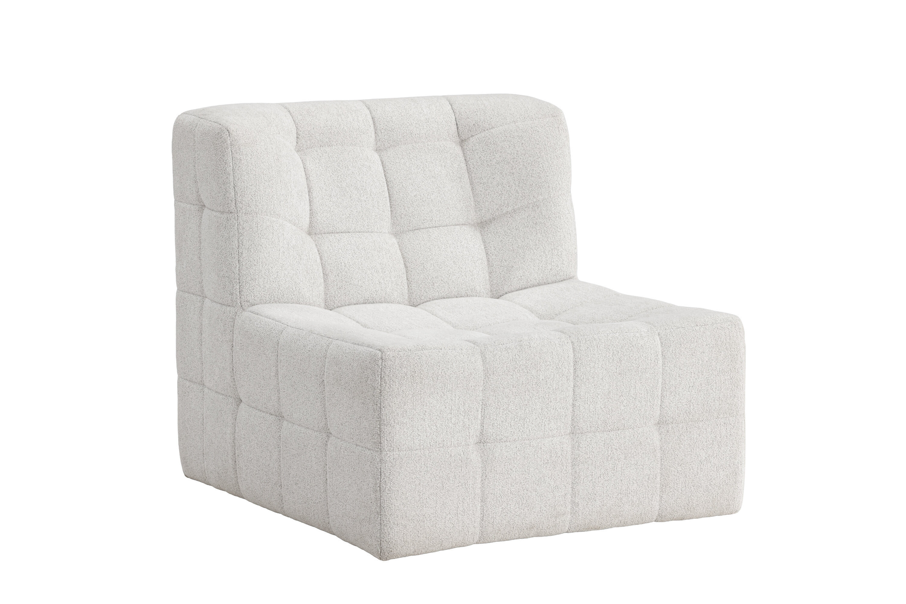 Beige Malou Stof Metalstel Venture Design Lænestol - 7340220846440