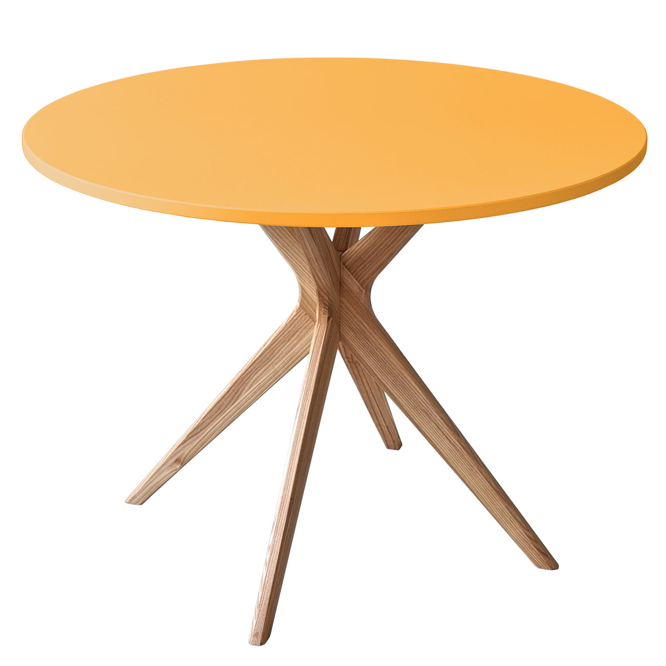 Rundt Spisebord Jubi Bold 100 cm - Gul Broom Yellow