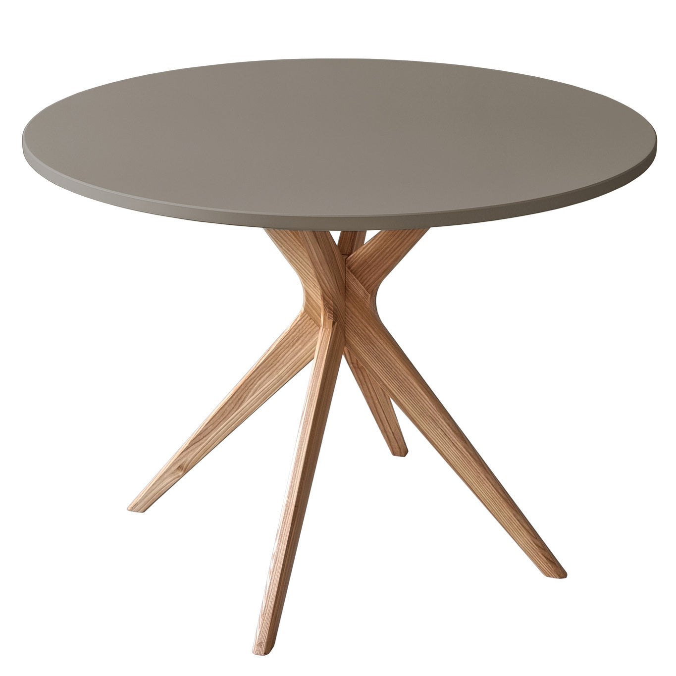 Jubi Bold Rundt Spisebord 100 cm - Beaver Brown Tilbud