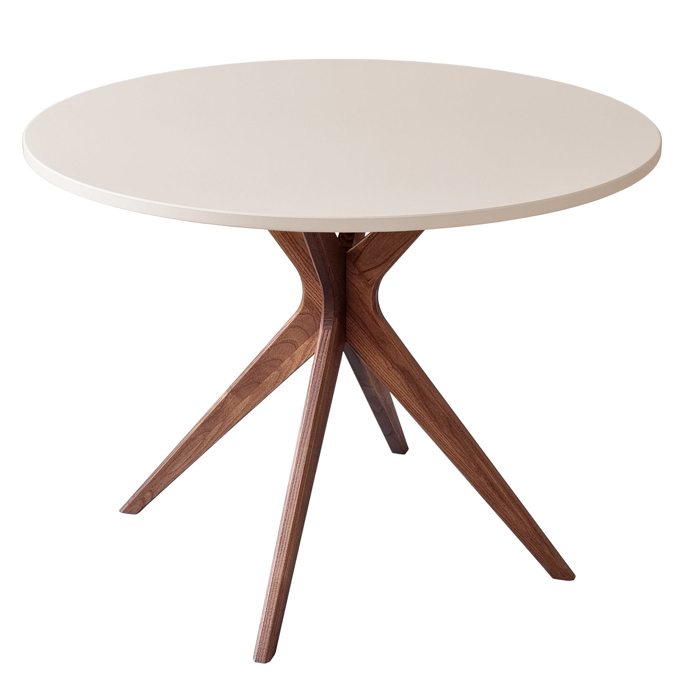 Elegant Jubi Bold Rundt Spisebord 100 cm i Egetræ