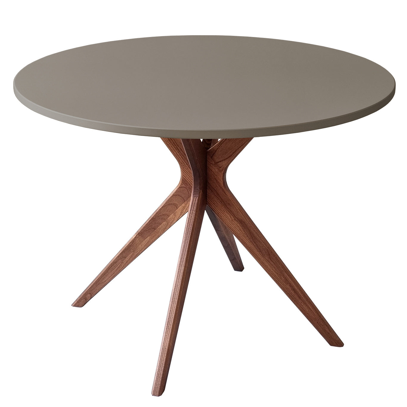 Rundt Egetræ Spisebord 100 cm - Jubi Bold, Brun
