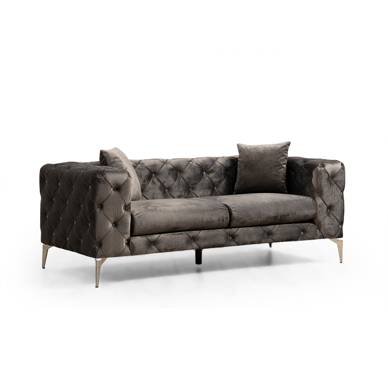 NordvÄrk 3-personers Sofa i Antracitgrå - Komfort og Stil!