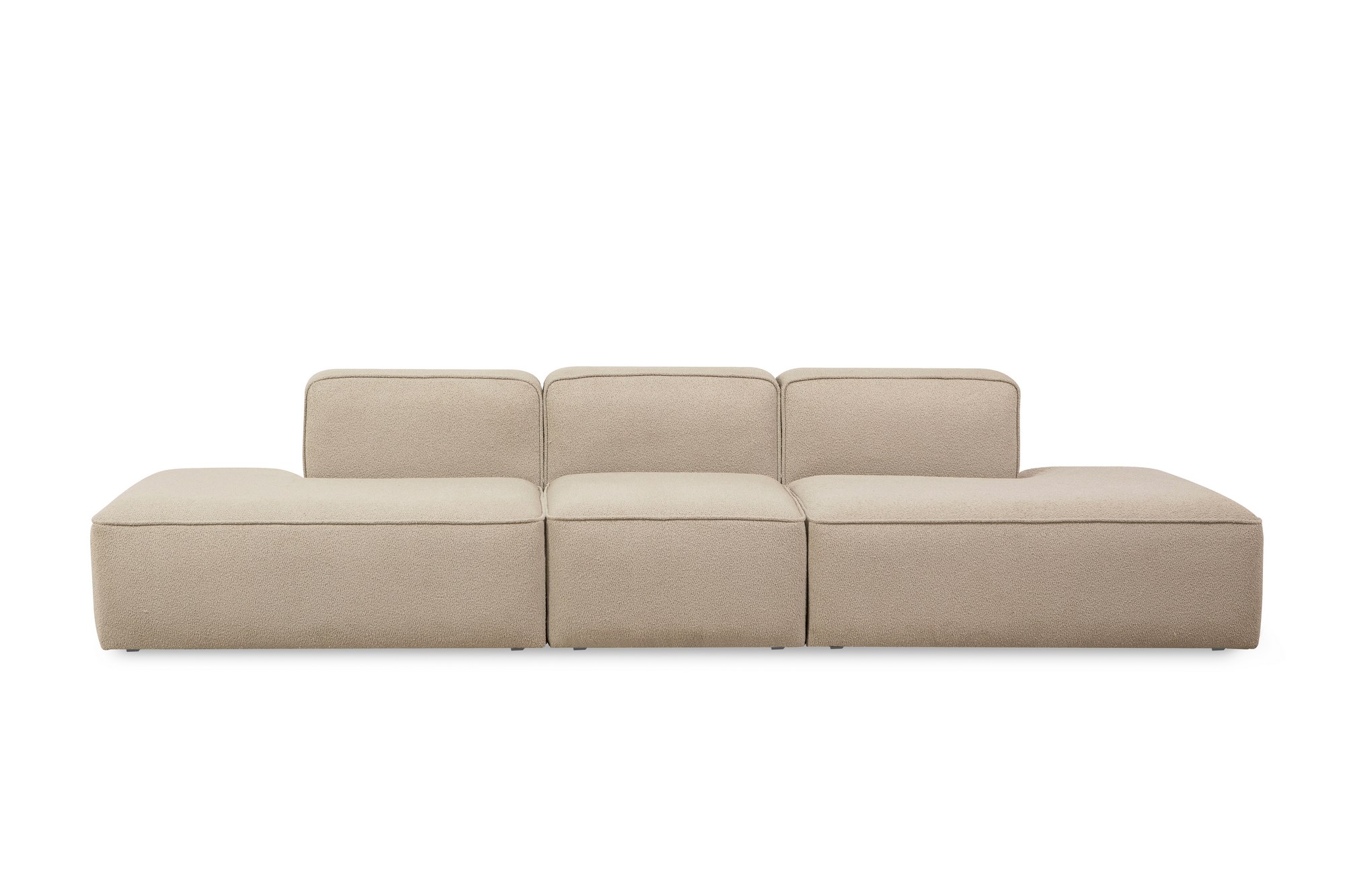 Brun More Cappuccino Stof NordvÄrk Sofa - 8684282397021