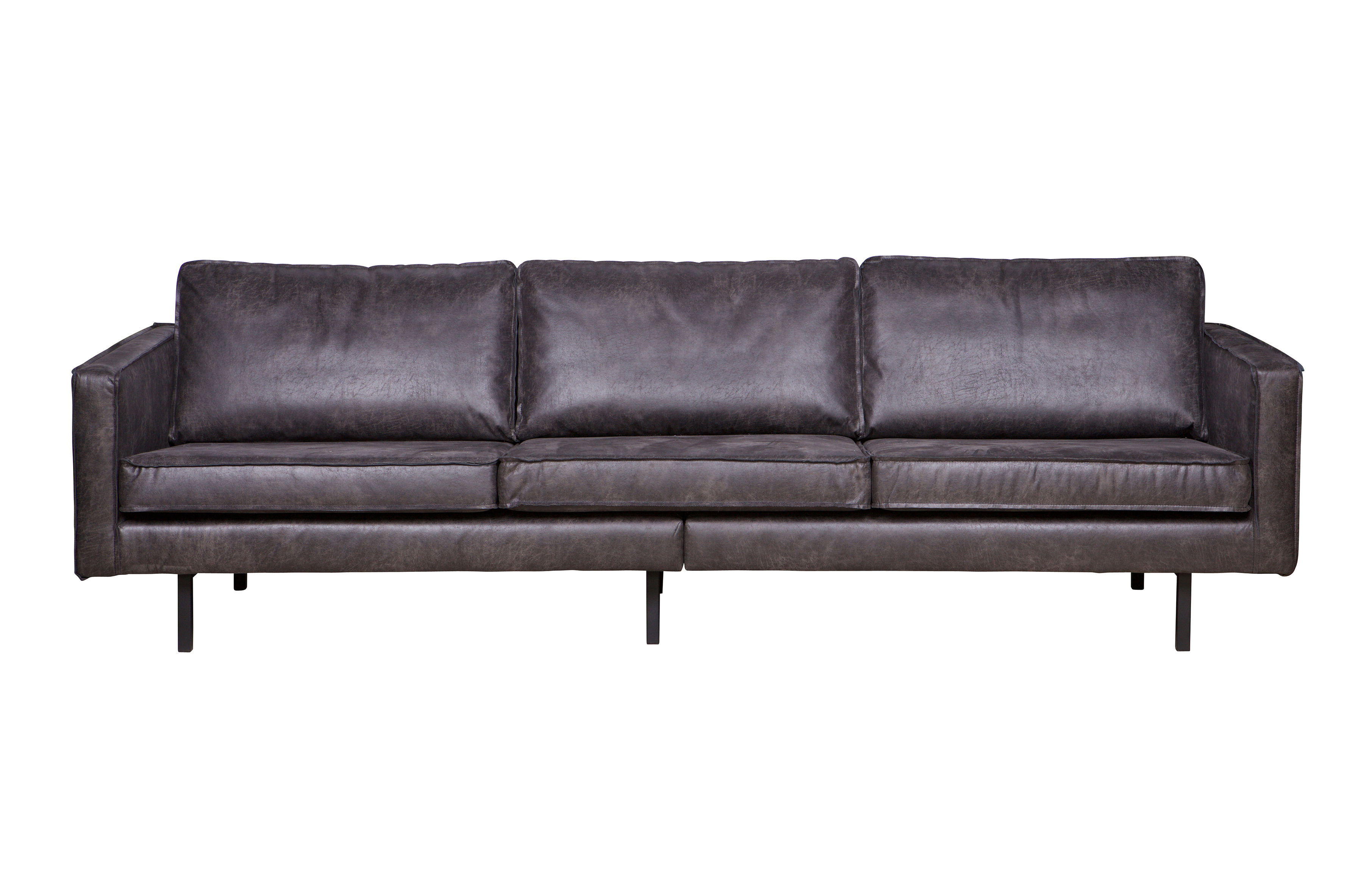 Sort Rodeo 2,5 Personers Sofa fra Woood - Tidløs Komfort