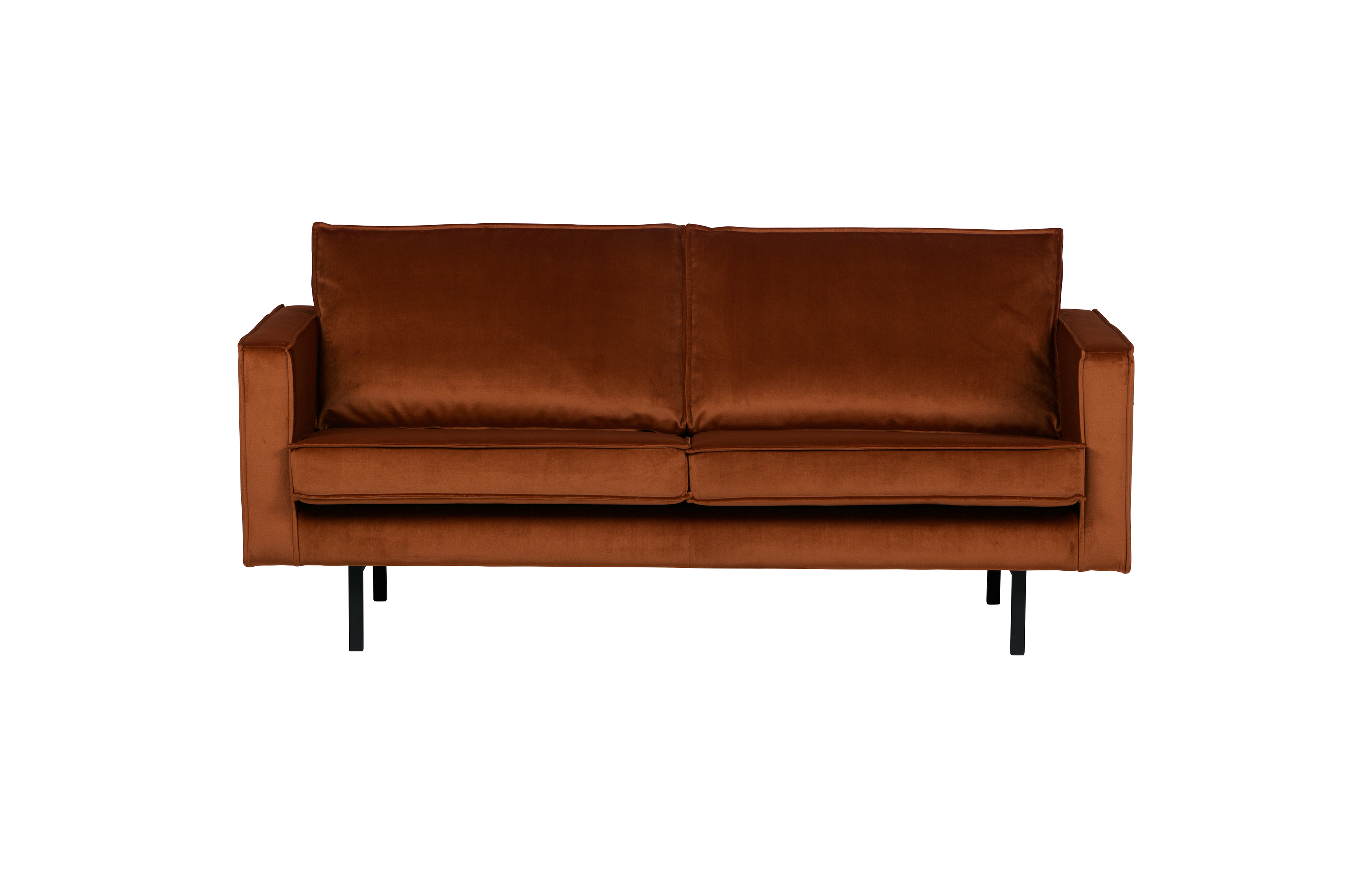 Rodeo 2,5 Personers Sofa i Rustfarvet Fløjl fra Woood