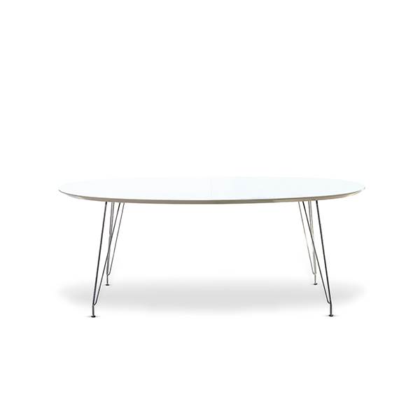 Andersen Furniture DK10 Ovalt Spisebord i Hvid Laminat