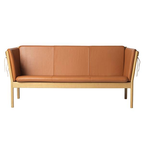 FDB J149 Sofa i Cognac Læder – Tidløst Design og Komfort