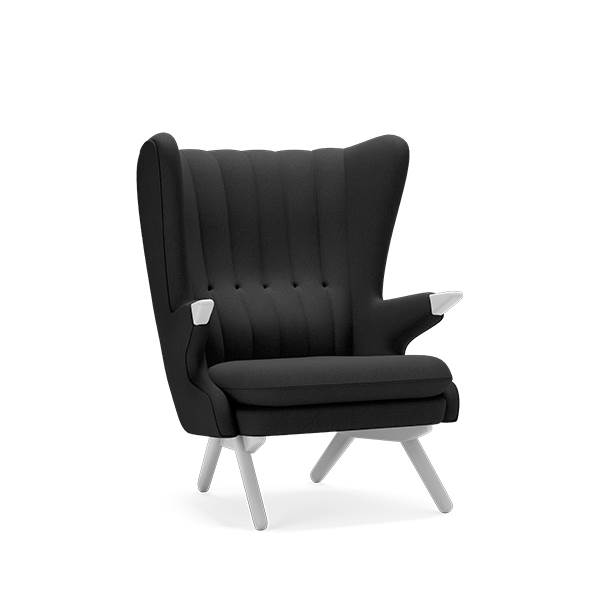 Skipper Furniture Bamse Lænestol i Valnød – Tidløs Komfort
