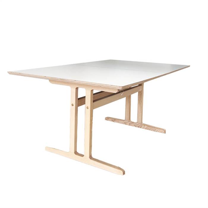 Hvid Symphony 460 Laminat Stk Tillægplade Haslev Spisebord