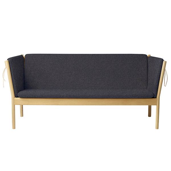 FDB J149 Trepersoners Sofa - Mørkegrå Elegance