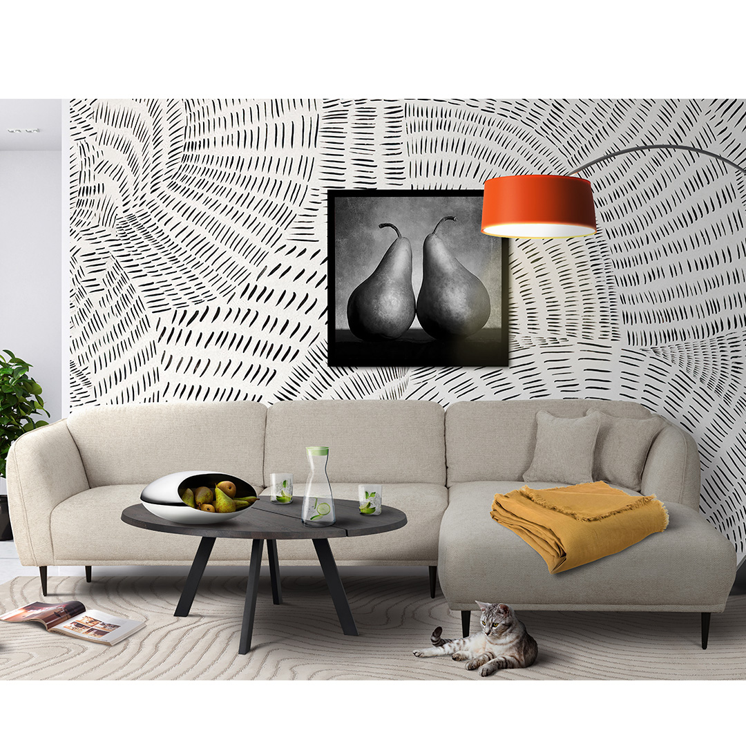 Kelmis Bred Chaiselong Stof Matex Sofa