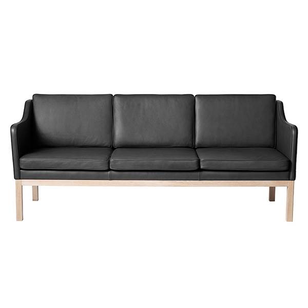 Sort Fdb Møbler L43 Mogens Koch Pers Læder Fdb Møbler Sofa - 5715054012668