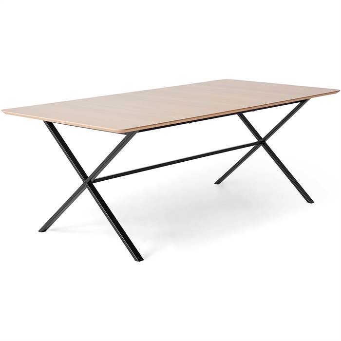 Meza Hammel Rounded 210 100 Finr Cross Stel Meza By Hammel Spisebord
