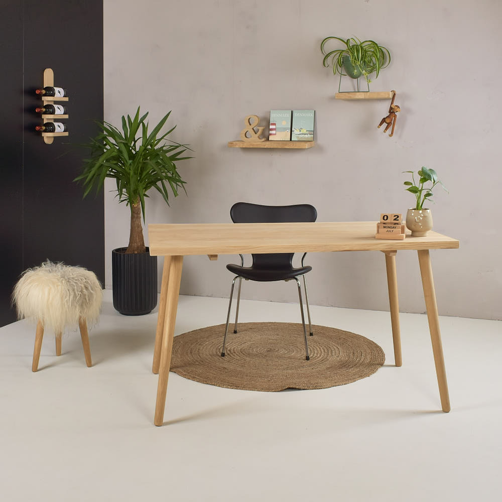 Witten 130 Planker Egetræ Spisebord - Unikt Design og Kvalitet