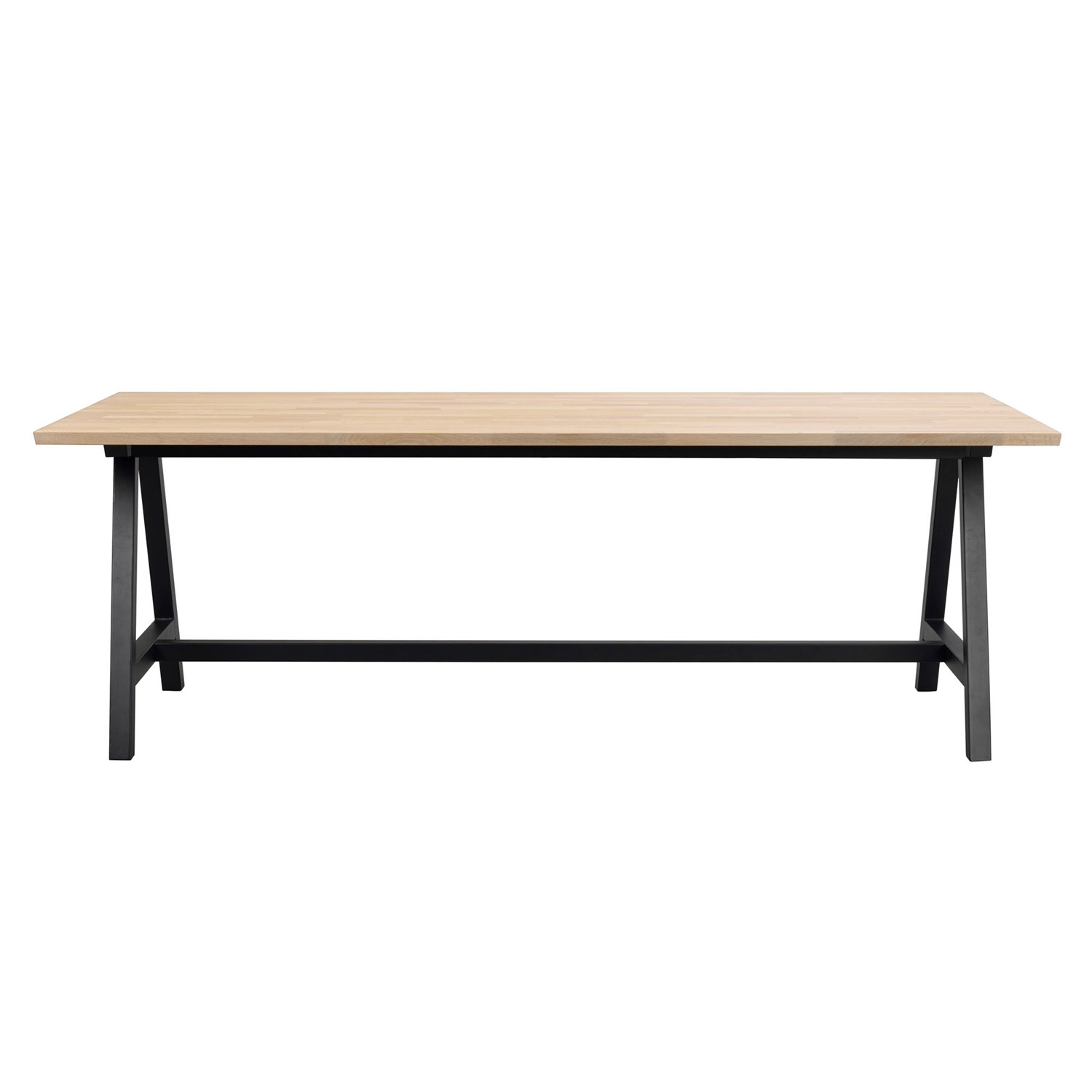 Rowico Carradale Spisebord - Hvidpigmenteret & Sort Metal