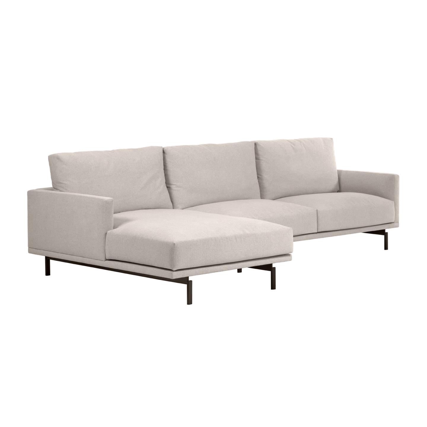 Stilfuld Beige Galene Sofa med Venstre Chaiselong