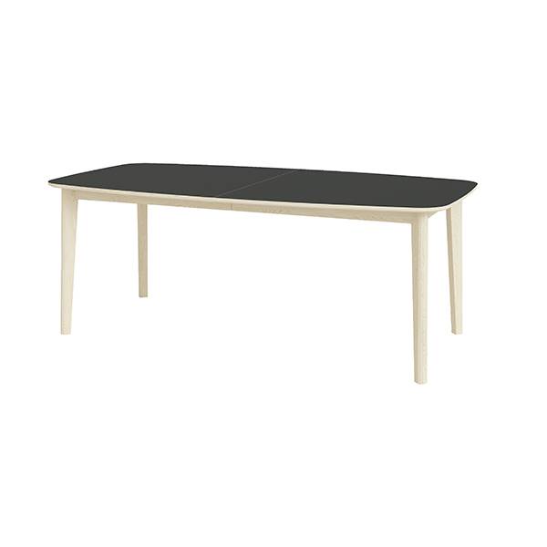Skovby SM119 Spisebord - Hvid Olieret Sort Nanolaminat