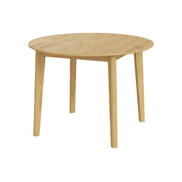 Sm120 Rundt Massiv Naturolieret Skovby Spisebord - 5707584012805
