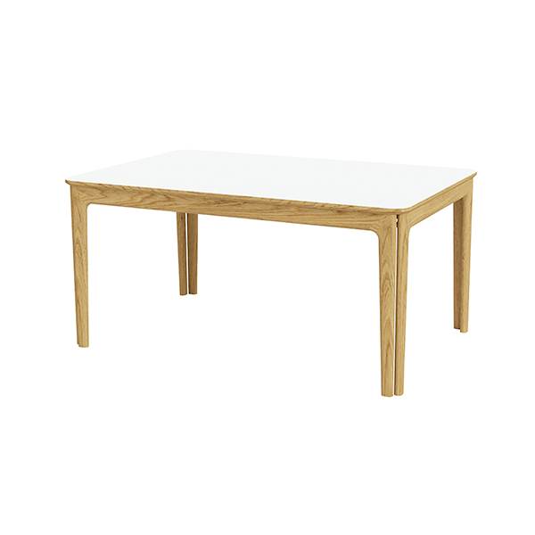 Skovby SM26 Hvid Naturolie Laminat Spisebord - Fleksibelt Bord