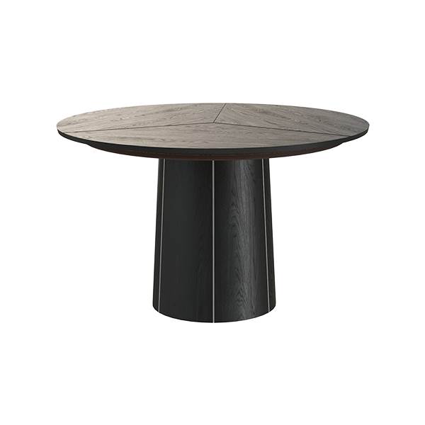 Skovby SM33 Rundt Spisebord i Sortbejdset Design