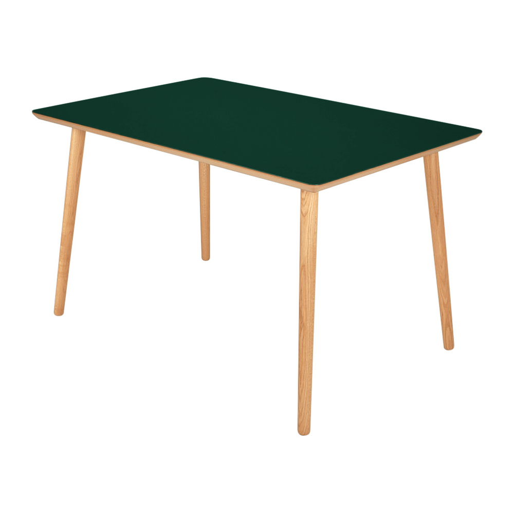 Wilma Spisebord i Mørkegrøn – Elegant og Holdbart Design