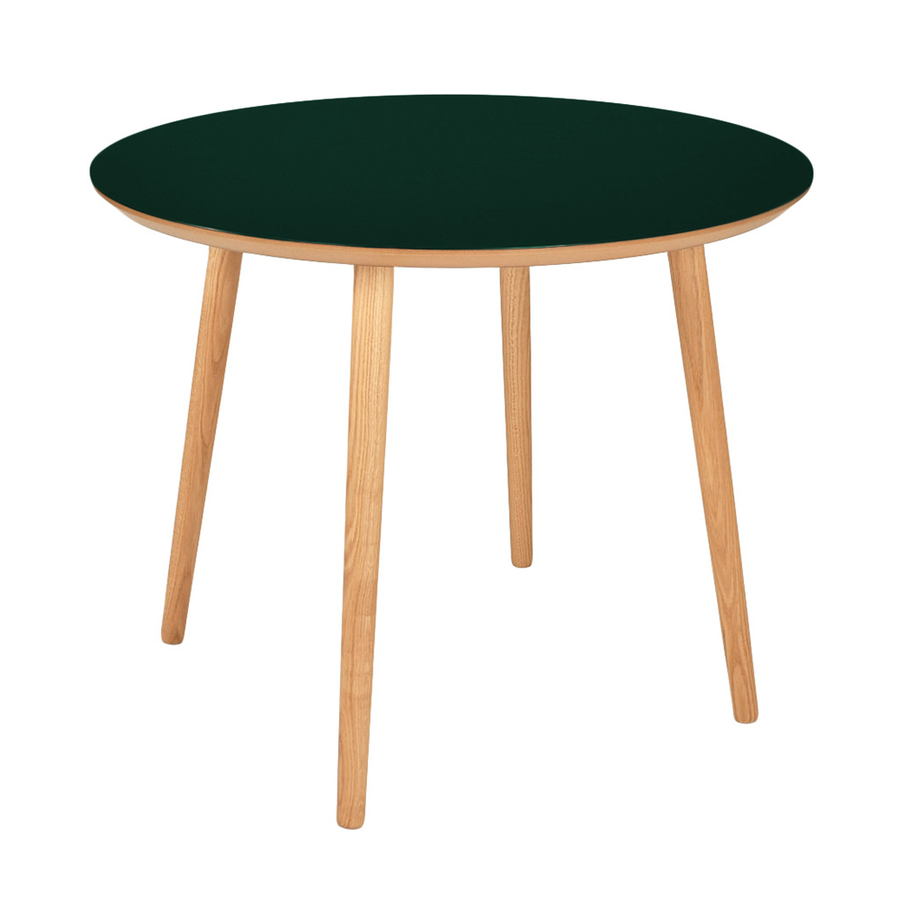 Rondo Rundt Spisebord i Mørkegrøn - Klassisk Design