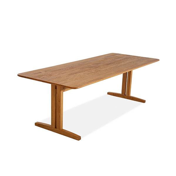 Elegant Stavanger Spisebord med Gennemgående Planker