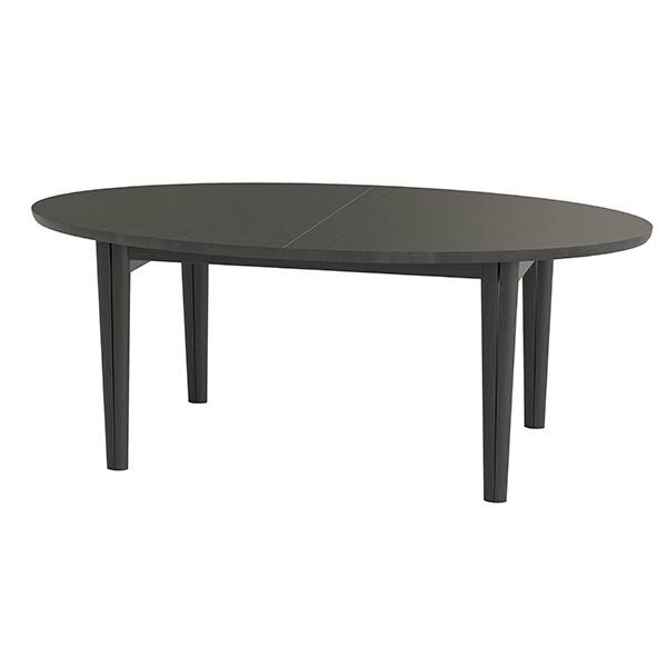 Elegant Skovby SM78 Spisebord i Sort – Fleksibel Udvidelse