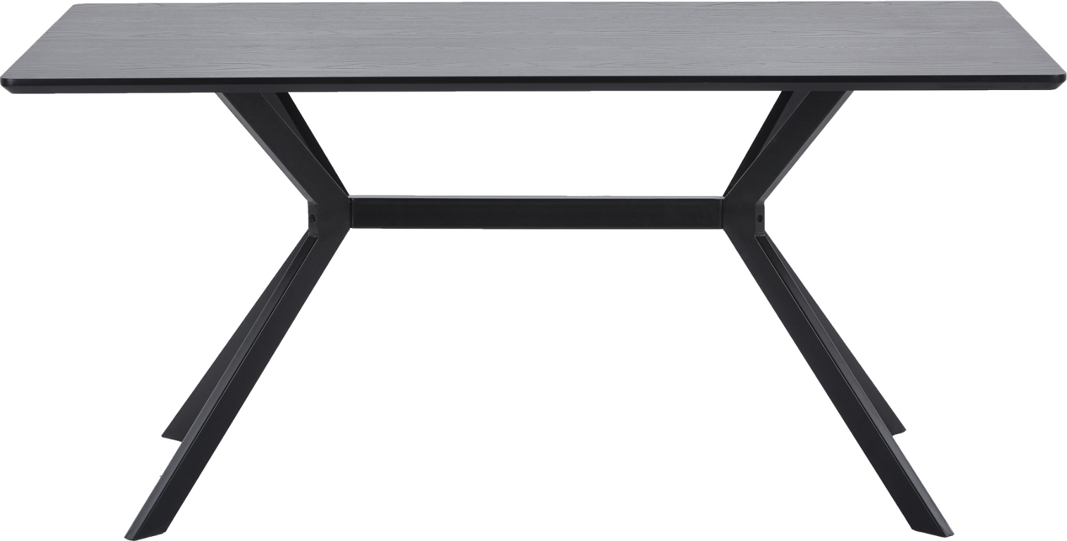 Elegant Sort Bruno MDF Stål Spisebord fra WOOOD Exclusive