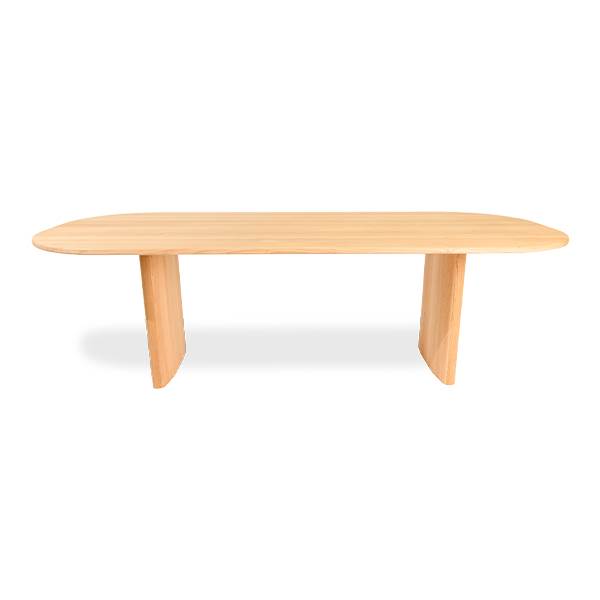 Elegant Oval Hvidt Spisebord fra Wood Zone - Stilfuld Design