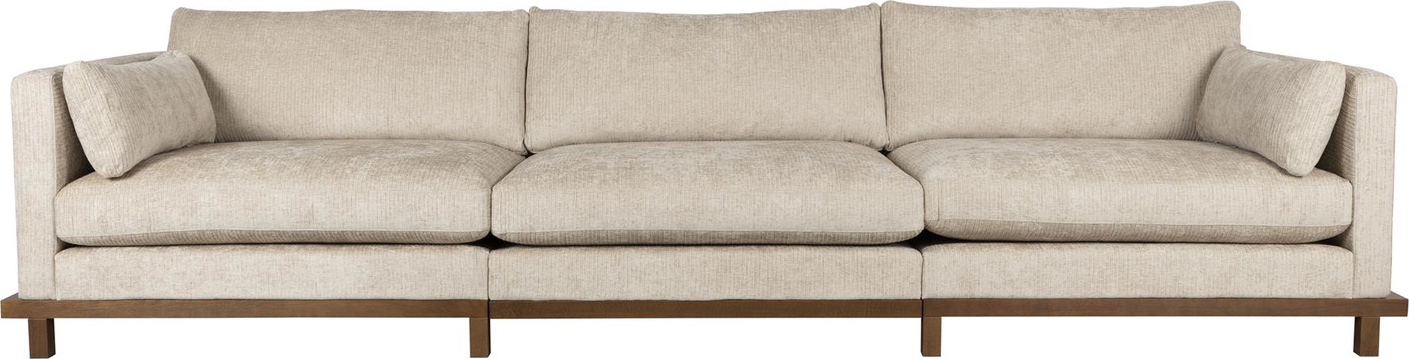 Lysgrå Personers Blossom Japandi Design Med Valnød Egetræ H80b335d101 Zuiver Sofa - 8718548066830