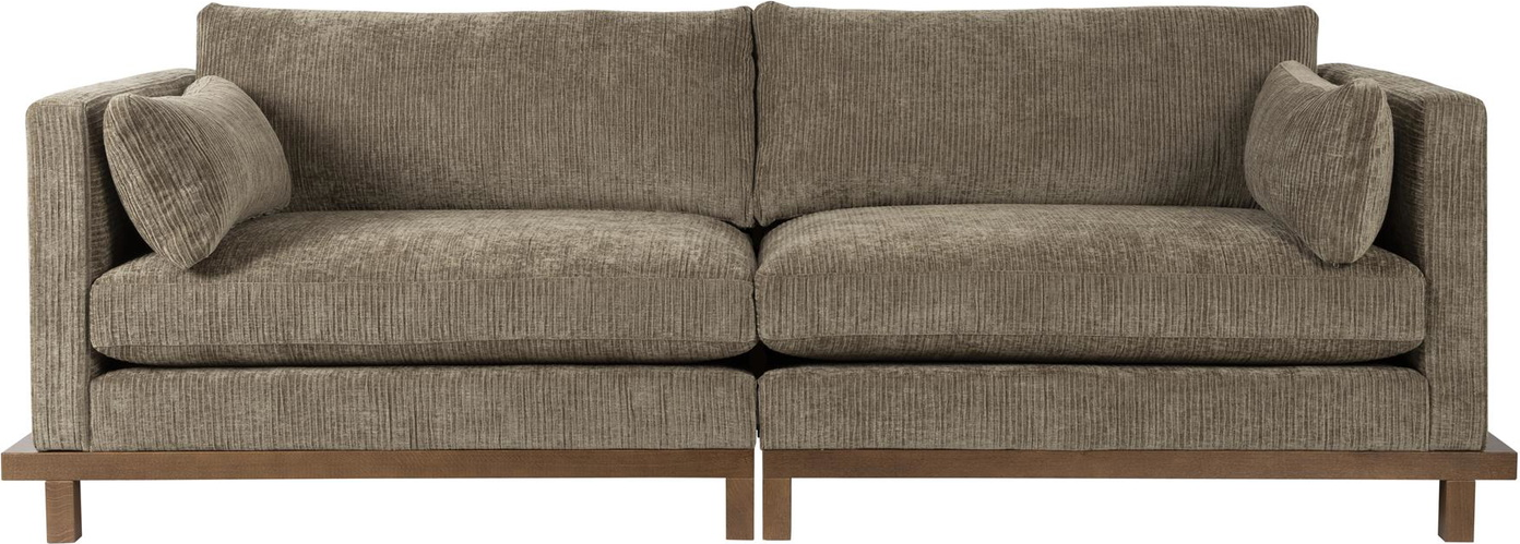 Blossom 3-personers Sofa i Brungrå - Zuiver 230 cm