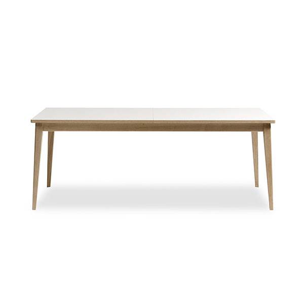 Andersen Furniture Hvidt Spisebord med Synkronudtræk