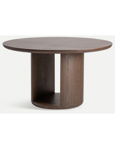 Rundt Spisebord i Valnøddebrun MDF - ARKO Design