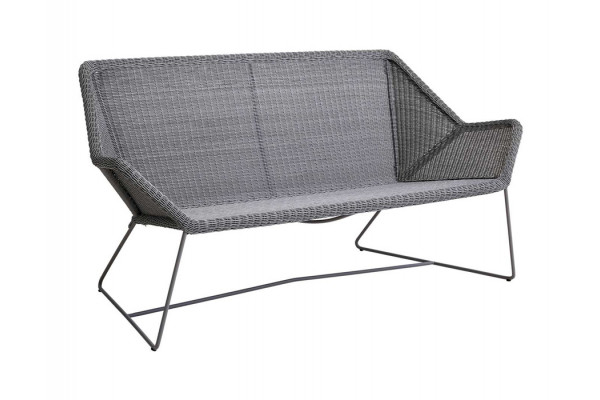 Cane Line Breeze Pers Sofa i Lys Grå – Komfort til Haven