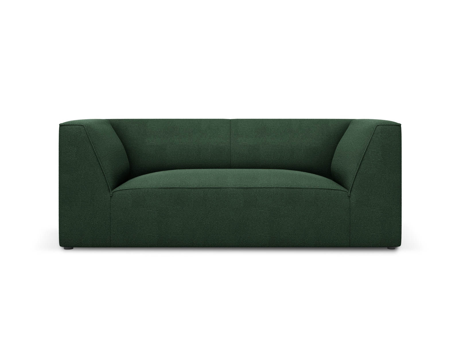 Sort Ruby Sofa med Grøn Stof – Elegant og Komfortabel