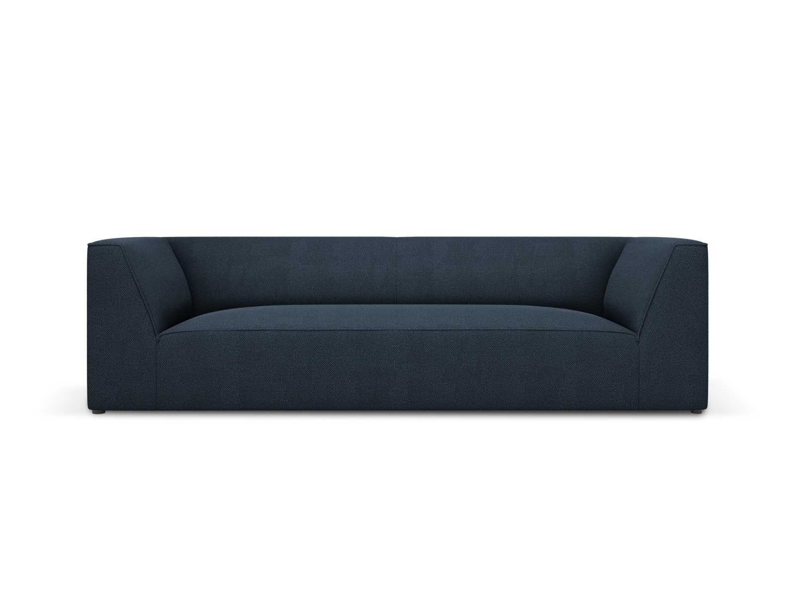 Sort Ruby Sofa med Blå Stof – Stilrent Design til Hjemmet