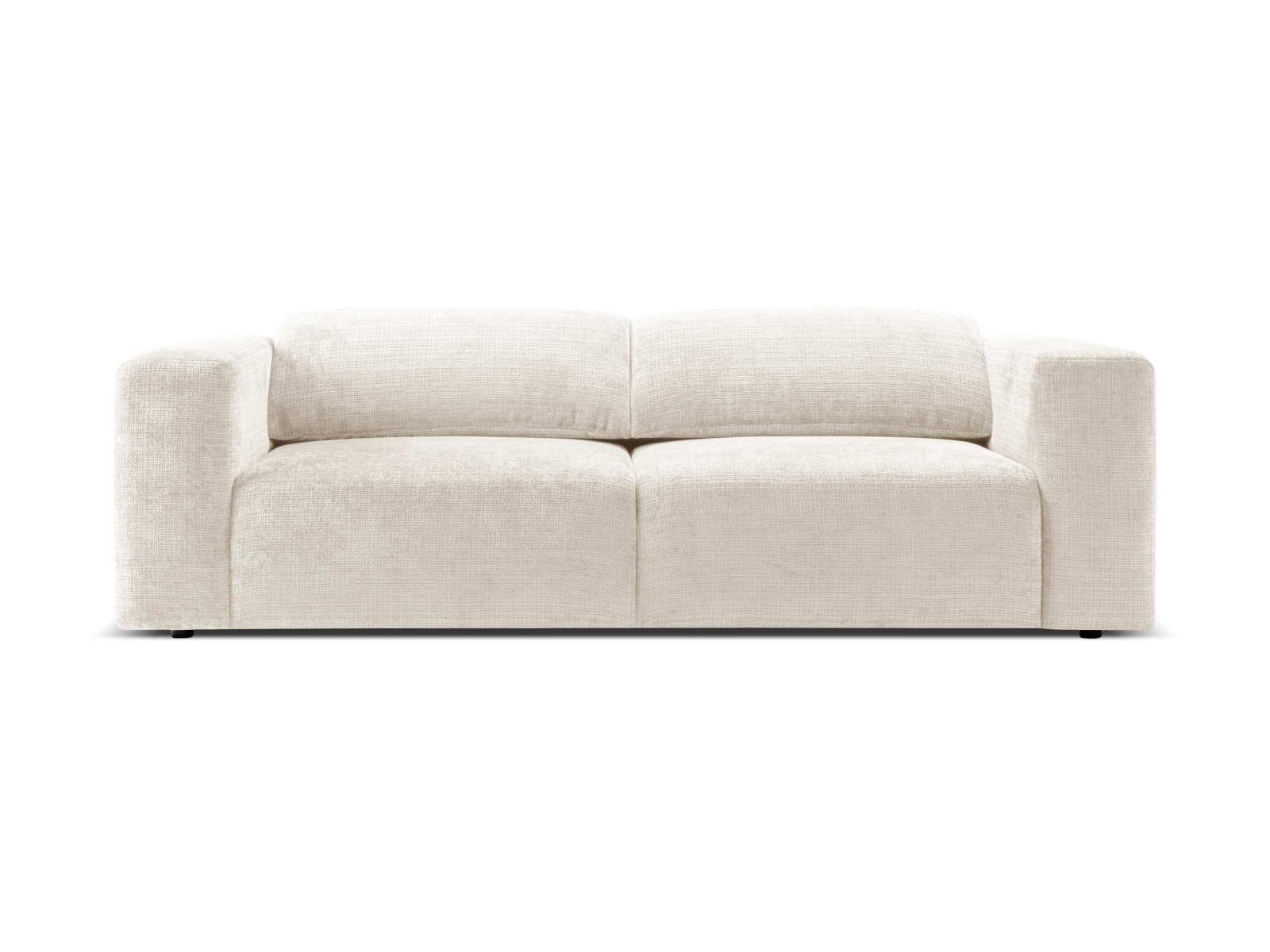 Cruz Pers Foldbare Nakkestøtter Elfenben Chenille Stof Micadoni Sofa - 5905389941638