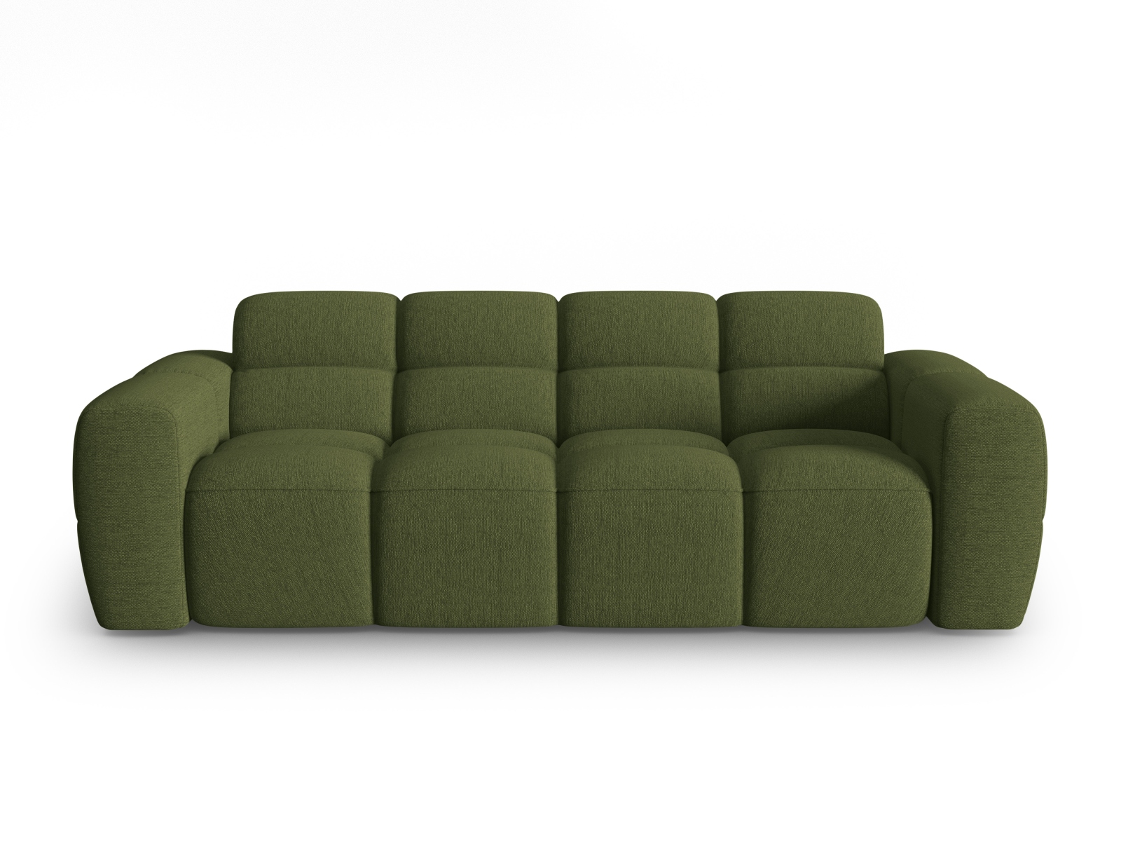 Grøn Lisa Pers Melange Sofa – Komfort til Hele Familien
