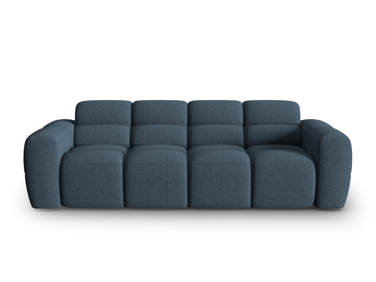 Blå Lisa Pers Mørke Struktur Stof Micadoni Sofa - 5905389856918